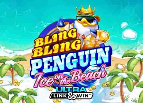 Bling Bling Penguin: Ice On The Beach
