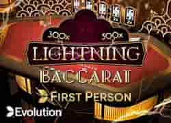 First Person Lightning Baccarat - Evolution