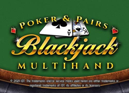 Blackjack Poker and Pairs